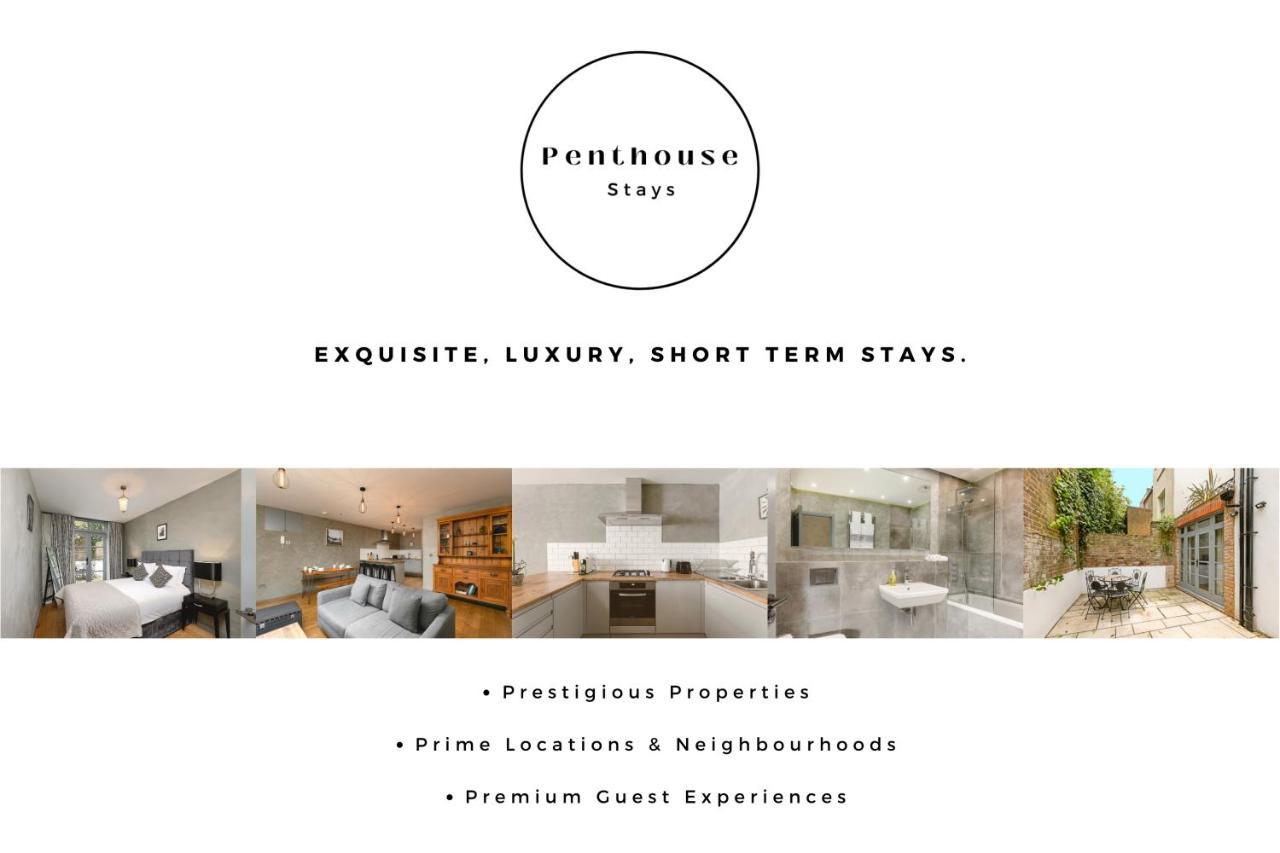 Penthousestays Nr Notting Hill - Luxury 2 Bedroom King Bed Apartment - Near Portobello Road Londyn Zewnętrze zdjęcie